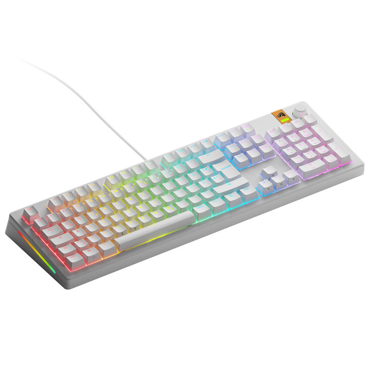 Glorious GMMK 3 HE 100 % Custom Gaming-Tastatur - Pre-Built, ISO (DE), Fox HE Switches, weiß image number 0