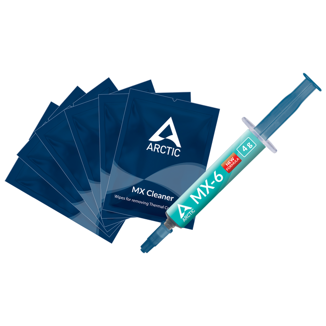 Arctic MX-6 thermal paste, with cleaning cloths - 4g image number 0