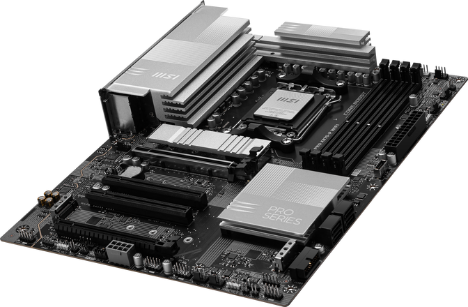 MSI Pro X870-P WiFi Mainboard, Sockel AM5, AMD X870, ATX, DDR5 image number 4