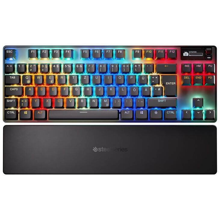 SteelSeries Apex Pro TKL Gen 3 Wireless Gaming-Tastatur, TKL-Tastatur (80 %), OLED-Display, OmniPoint 3.0 Switches, RGB – ISO (DE) image number 1