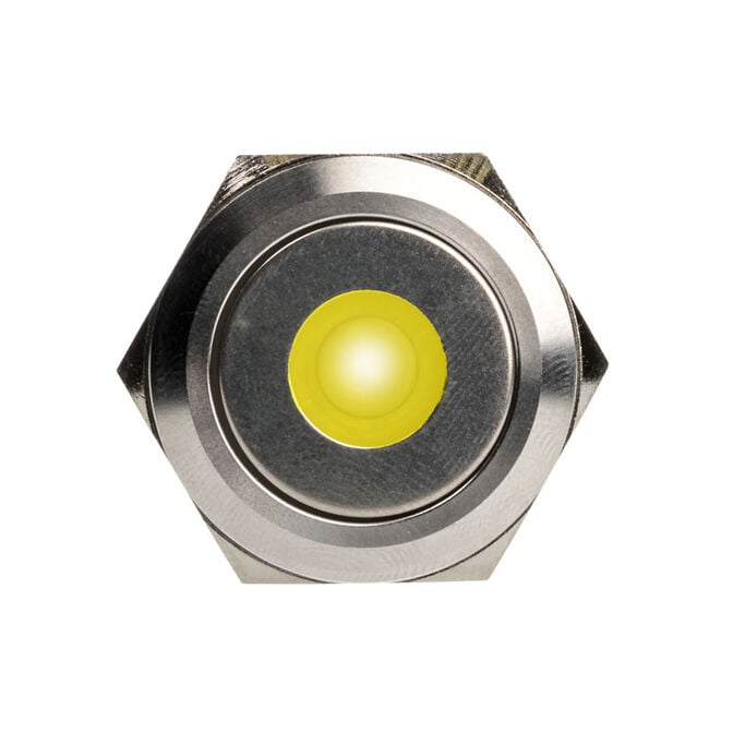 DimasTech Vandalism Button 25mm, Silverline Dot - RGB image number 1