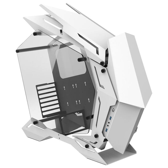 Jonsbo MOD3 Full Tower Showcase, Tempered Glass - white image number 1