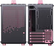 Jonsplus Z20 Micro-ATX Geh&auml;use, mit Tragegriff - schwarz/pink image number null