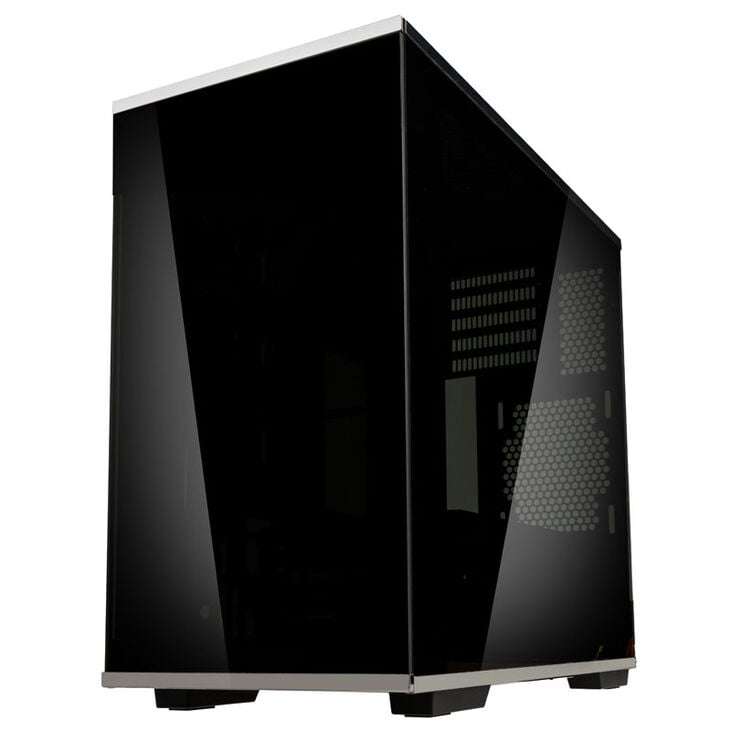SilverStone SST-LD01B Lucid Micro ATX Tower, TG - weiß/schwarz image number 0