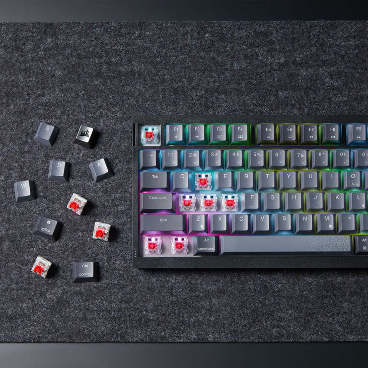 Corsair K65 Plus Wireless TKL Gaming Tastatur, TKL (75%), Corsair MLX Fusion – schwarz, ISO (DE) image number 17