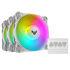 ASUS TUF Gaming TF120 ARGB Lüfter 3er Pack inkl. RGB-Controller - 120mm, weiß image number null
