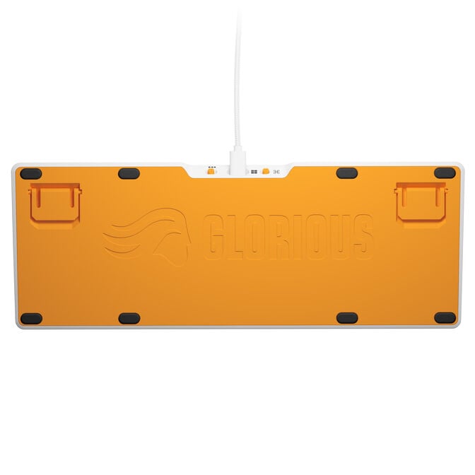 Glorious GMMK 3 65 % Custom Gaming-Tastatur - Pre-Built, ANSI (US), Fox Switches, wei&szlig; image number 5