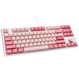 Ducky One 3 Gossamer TKL Pink Gaming Tastatur - MX-Black Clear Top (US) image number null