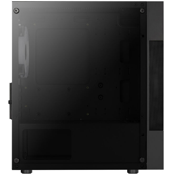 Aerocool Atomic Lite v2 Micro-ATX Gehäuse, RGB, Tempered Glass - schwarz image number 9