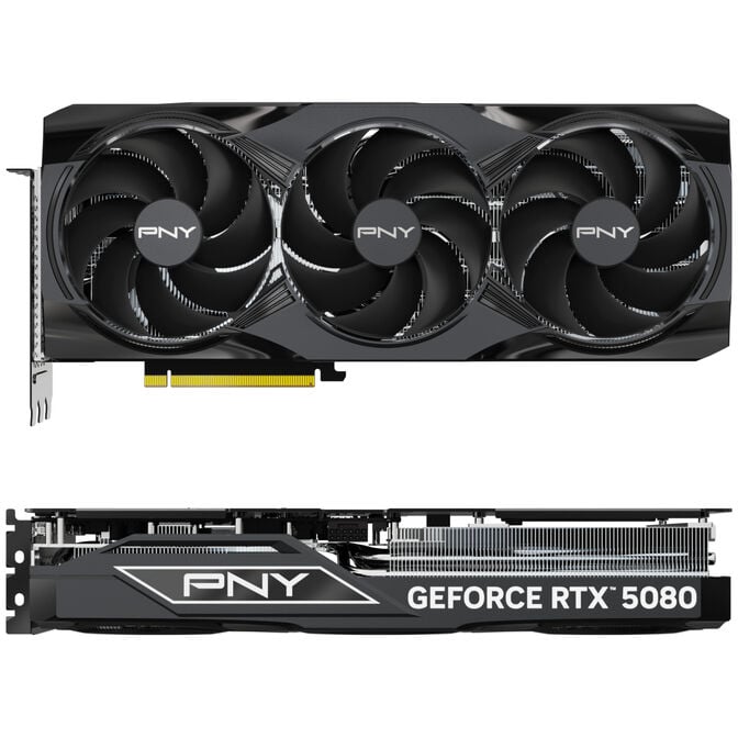 PNY GeForce RTX 5080 OC, 16384 MB GDDR7 image number 2