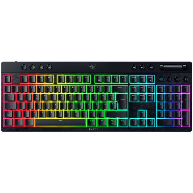 Razer BlackWidow V4 Low-profile HyperSpeed (Orange Switch) - German Layout image number 1