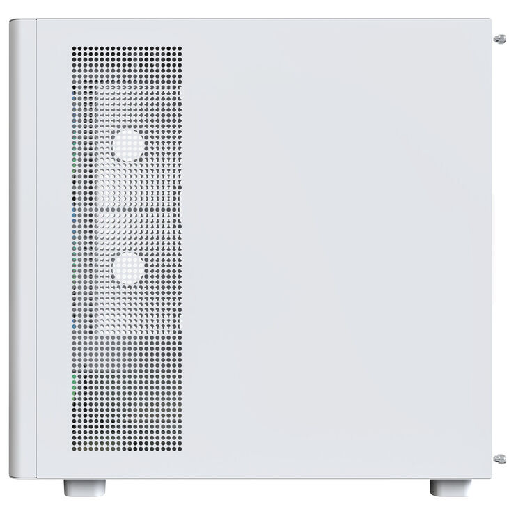 Montech XR Wood PC Case, Mid Tower, ATX, ARGB, Tempered Glass - White image number 2