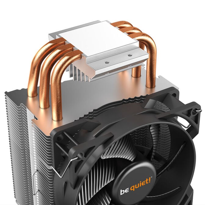 be quiet! Pure Rock Slim 2 CPU Cooler - 92mm, silver/black image number 3