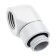 Alphacool Eiszapfen L-Verbinder drehbar G1/4 AG auf G1/4 IG - 4 St&uuml;ck wei&szlig; image number null