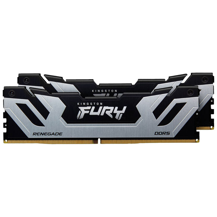 Kingston Fury Renegade DDR5-8400 RAM, CL40, XMP 3.0, CUDIMM - 48 GB Dual Kit, silver image number 1