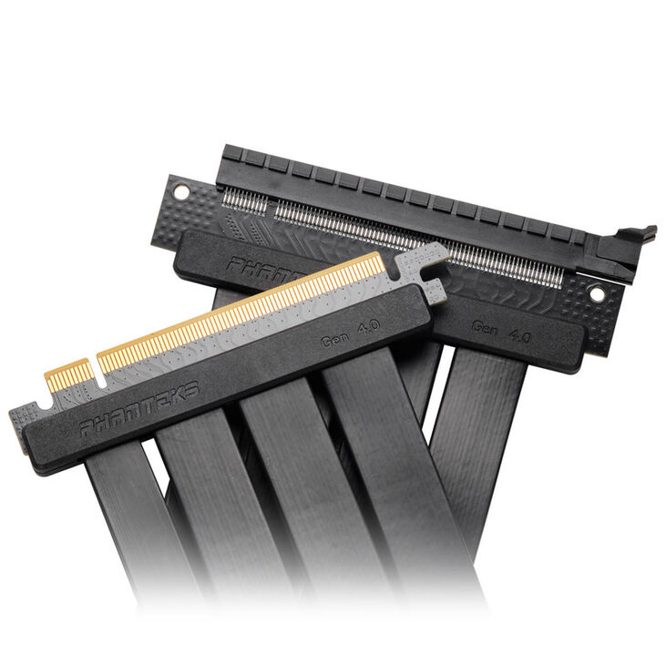 PHANTEKS PCI-E 4.0 x16 Riser Flat Line cable, 30cm - black image number 2