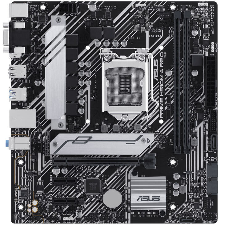 ASUS Prime H510M-A R2.0, Intel H510 motherboard, LGA1200 socket, DDR4 image number 2