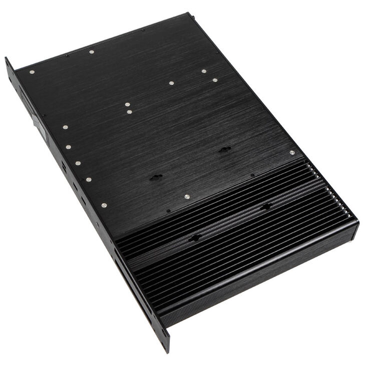 Akasa Galileo TU1 Thin-Mini-ITX 1U Gehäuse, OEM - schwarz image number 3