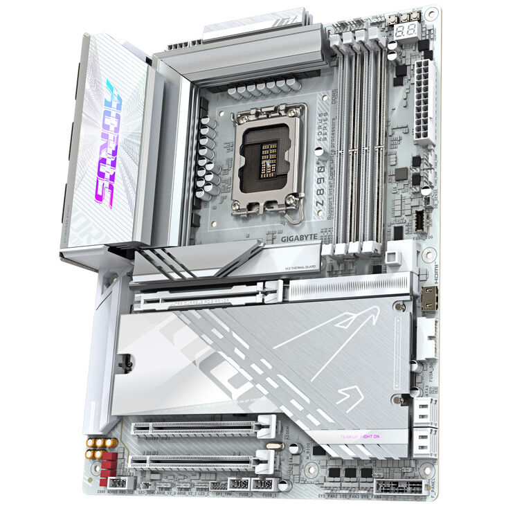 GIGABYTE Z890 AORUS Pro ICE Mainboard, Sockel LGA 1851, Intel Z890, ATX, DDR5 image number 4
