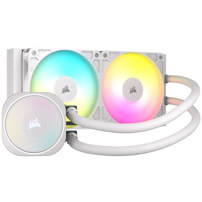Corsair Nautilus RS 240 ARGB Komplett-Wasserk&uuml;hlung - 240 mm, wei&szlig; image number 0