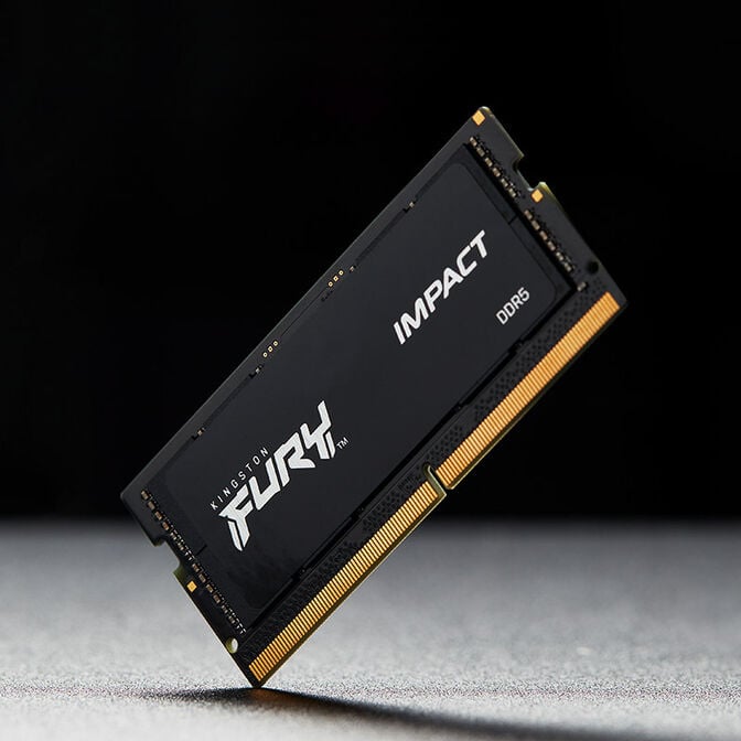 Kingston Fury Impact DDR5-4800 RAM, SO-DIMM, CL38 - 16 GB, black image number 2