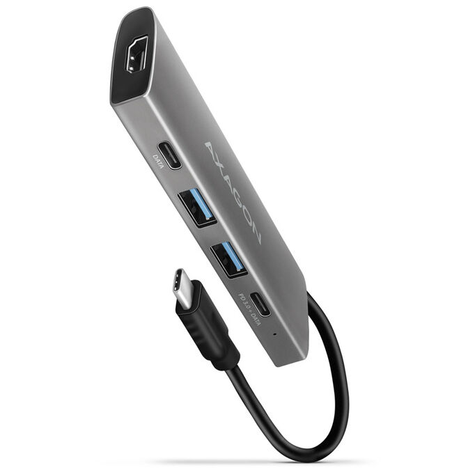 AXAGON HMC-5G2 Multiport-Hub, USB 3.2 Gen2, HDMI, 2x USB-A, 2x USB-C image number 0