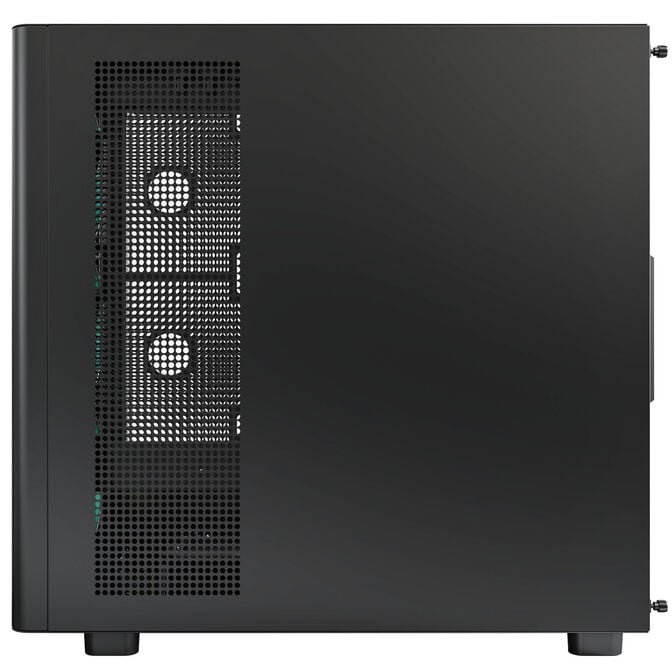 Montech XR Wood PC-Geh&auml;use, Midi-Tower, ATX, ARGB, Tempered Glass - schwarz image number 2
