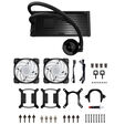InWin MR24 ARGB AIO Cooler - 240mm, black image number null