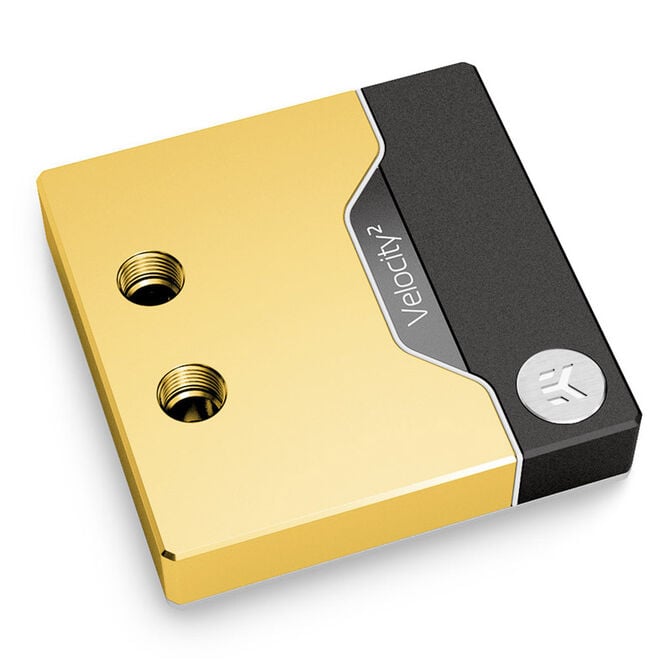 Ek Water Blocks EK-Quantum Velocity&sup2; D-RGB - 1700 - nickel + gold image number 0