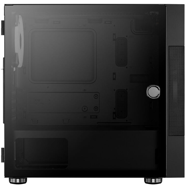 Aerocool Atomic v1 Midi-Tower, ARGB, Tempered Glass - schwarz image number 9