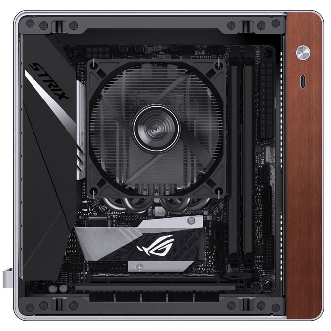 Jonsbo NV10 PC case, mini case, ITX - silver image number 9