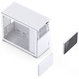 Jonsbo D31 Screen Micro-ATX Geh&auml;use, Tempered Glass - wei&szlig; image number null