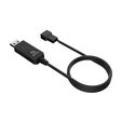 Akasa 5V zu 12V DC Step-Up Voltage Konverter Kabel - USB zu 3-Pin & 4-Pin image number null
