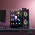 Thermaltake View 390 Air PC Case, Mid Tower, ATX, ARGB, Tempered Glass - Black image number null