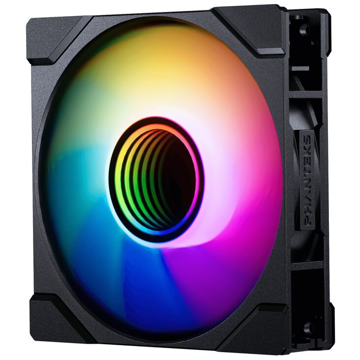 PHANTEKS M25 Gen2 PWM D-RGB Lüfter, 3er-Pack - Reverse Blade, 120mm, schwarz image number 1