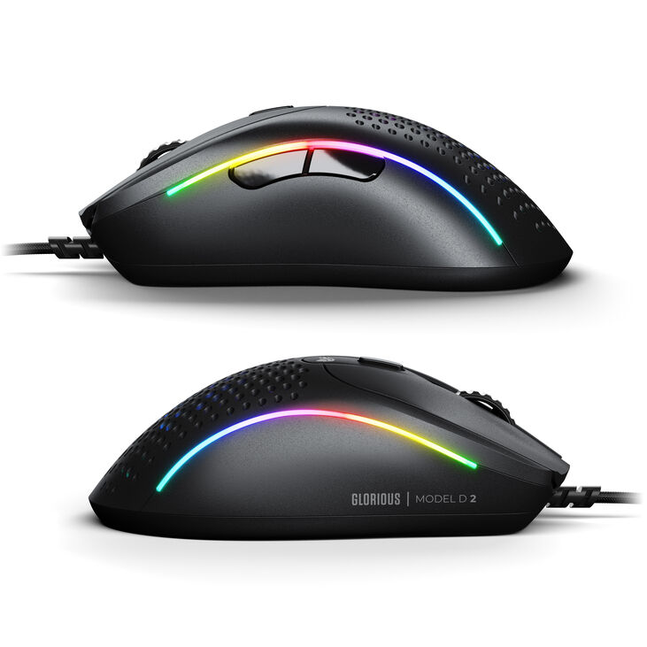 Glorious Model D 2 Gaming Mouse - black image number 2
