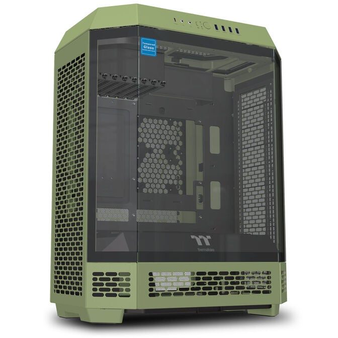 Thermaltake The Tower 600 PC-Geh&auml;use, Midi-Tower, ATX, Tempered Glass - Matcha Green image number 0
