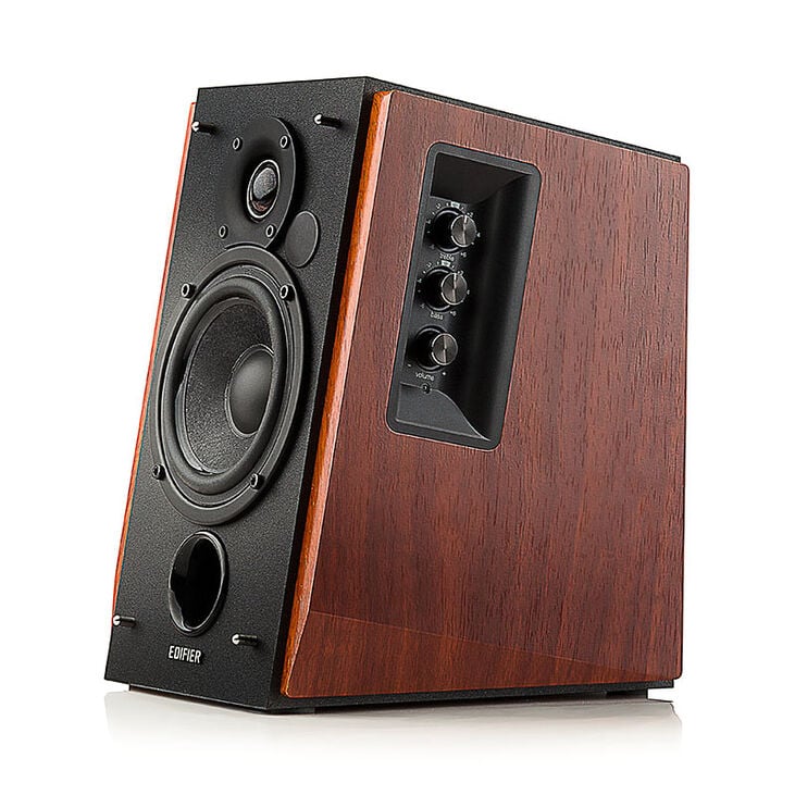Edifier R1700BT 2.0 Bluetooth Regallautsprecher (Paar) - schwarz/braun image number 3