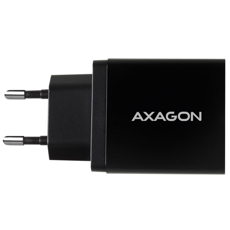 AXAGON ACU-QS24 Charger, 2x USB-A, QC3.0/Smart 5V 1.2A, 24W - black image number 2