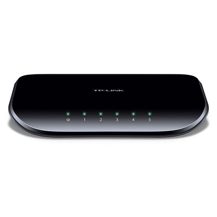 TP-Link TL-SG1005D V6 Gigabit-Switch, 5-Port, unmanaged - schwarz image number 0