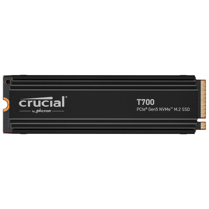 Crucial T700 NVMe SSD, PCIe 5.0 M.2 Type 2280 - 1 TB with heatsink image number 5