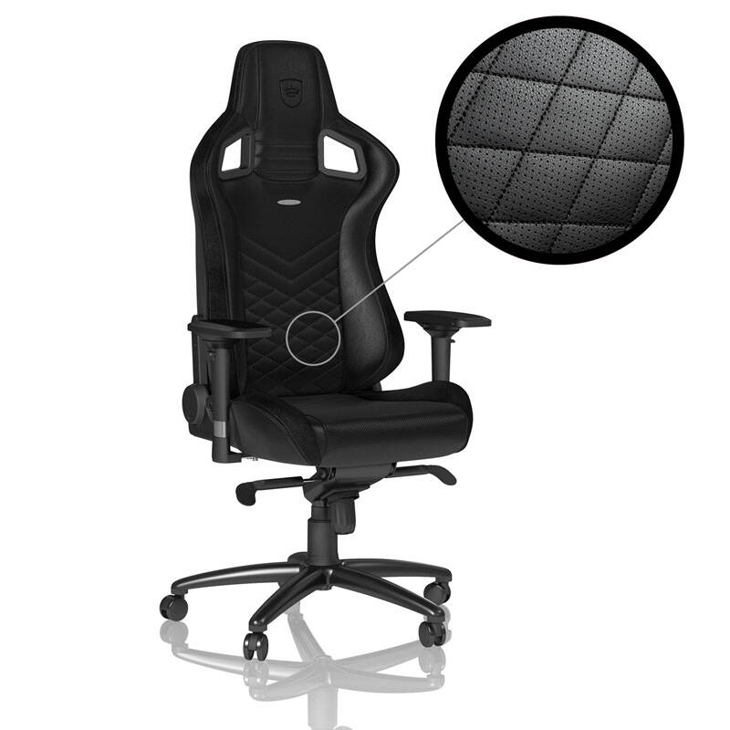 noblechairs Epic Gaming Stuhl Schwarz – Ergonomischer Bürostuhl