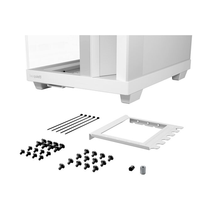 be quiet! Light Base 500 LX PC Case, Mid Tower, ATX, ARGB, Tempered Glass - white image number 5