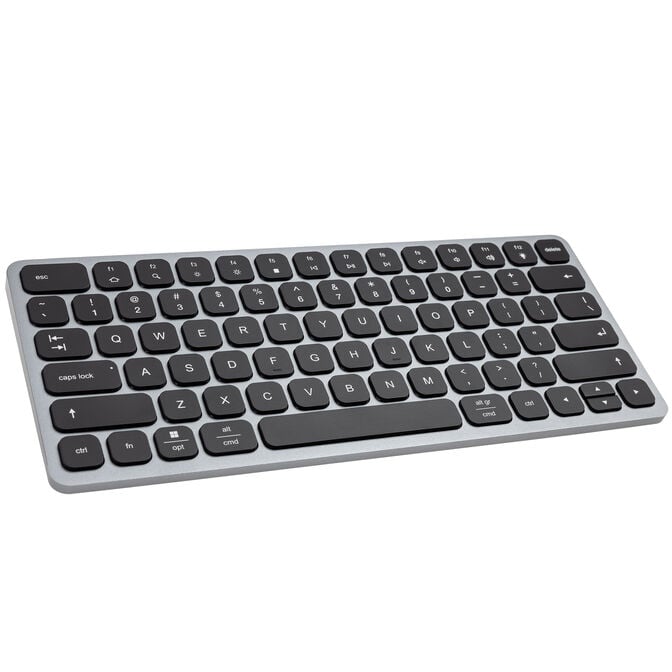 AXAGON HMC-KB keyboard USB-C 5Gbps with HUB, microSD/SD, 3x USB-A, HDMI 4K/60Hz, PD 100W, Audio, US layout image number 1