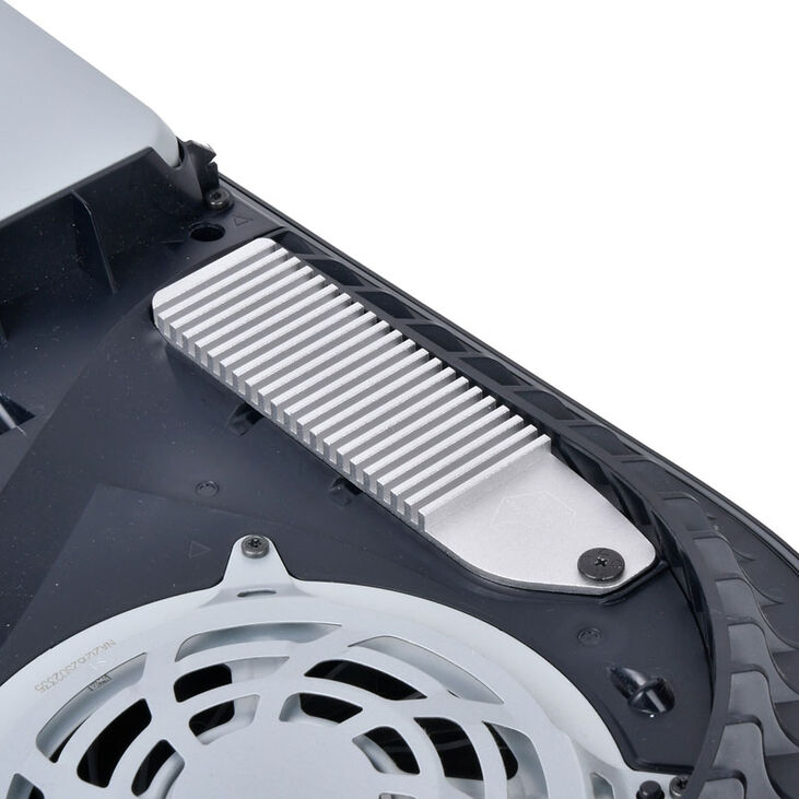 SilverStone SST-TP06 - PS5-Aluminum M.2 SSD Cooler - silver image number 7