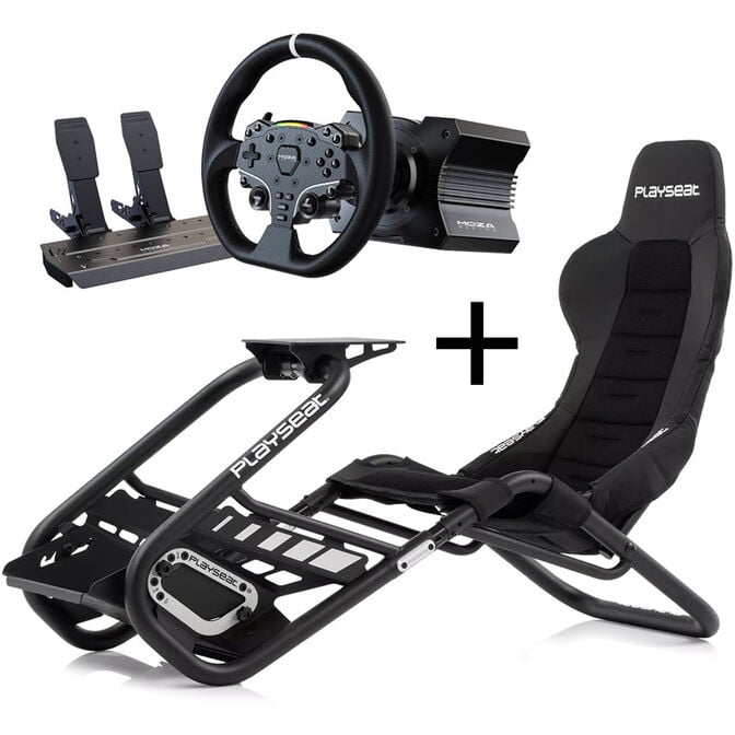 Playseat Trophy + MOZA R5 Bundle - black image number 0