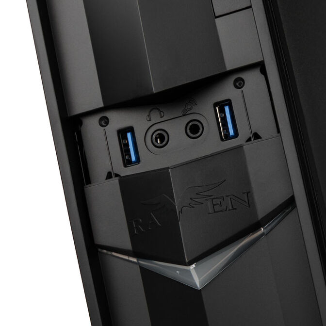 SilverStone SST-RVZ02B-W Raven HTPC Geh&auml;use - schwarz image number 6