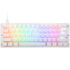 Ducky One 3 Aura White Mini Gaming Keyboard, RGB LED - MX-Silent-Red (US) image number null