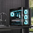 Aerocool P500C PC-Gehäuse, Midi-Tower, ATX, Tempered Glass - schwarz image number null