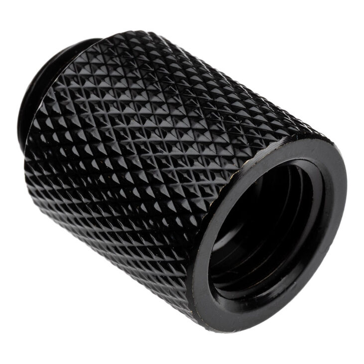 Alphacool Eiszapfen Extension 20mm G1/4 Female to G1/4 Male - Black image number 0